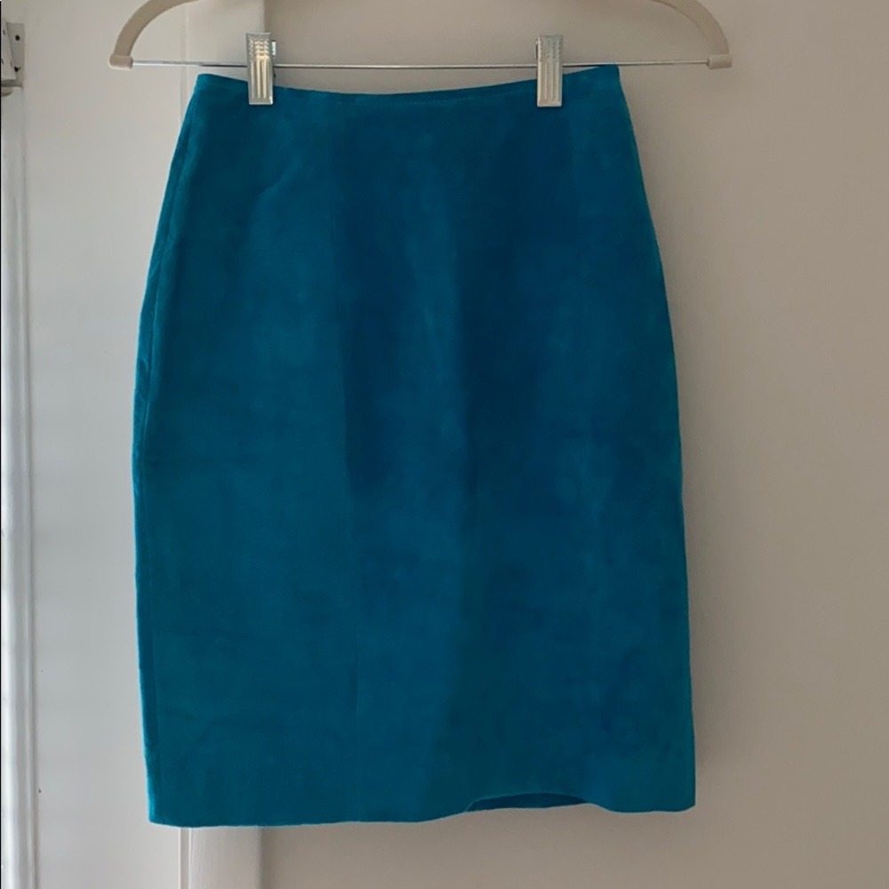 Vintage leather skirt